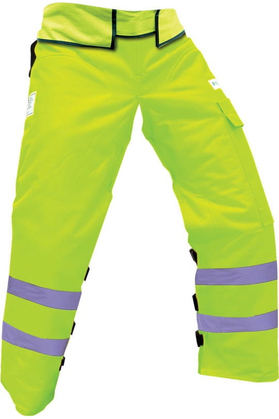 APRON STYLE CHAINSAW CHAP SAFETY GREEN