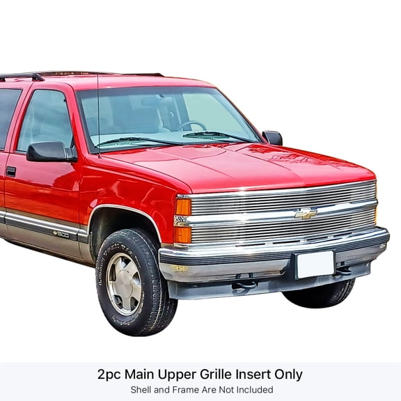 APS 1994-1999 Chevy Blazer Not For S-10 Phantom Style Stainless Steel Billet Grille 8x6 horizontal billet