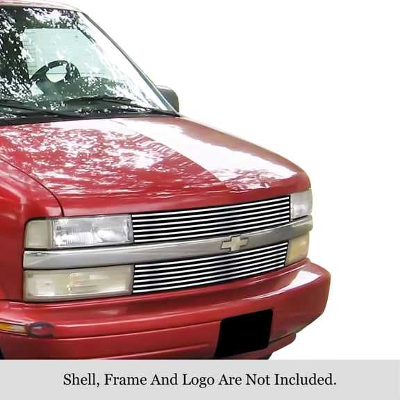 APS 1995-2005 Chevy Astro Van Stainless Steel Billet Grille 8x6 horizontal billet