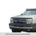 thumbnail image 1 of 2003-2006 GMC Sierra 1500/1500HD/2500HD/3500\ 2007 GMC Sierra 1500/2500HD/3500 Classic Style\ 2003-2004 Chevy Silverado 2500\ Tow Hook Cover SS Black Horizontal Billet Grille, 1 of 2