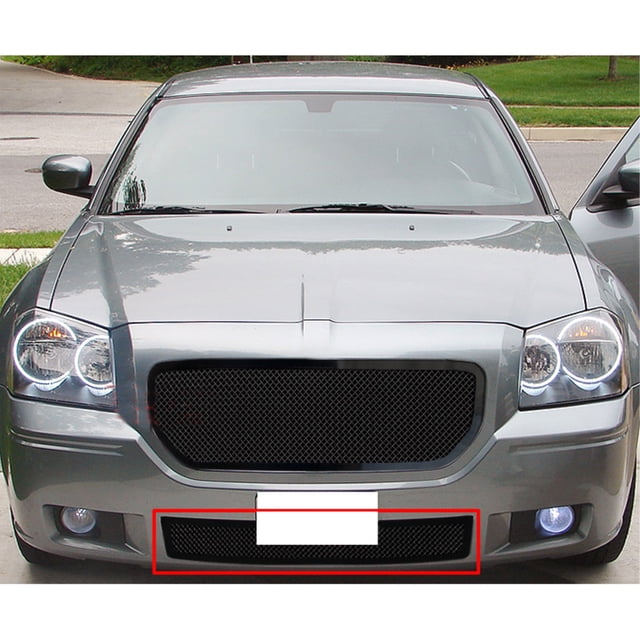 Fits 05-07 Dodge Magnum R/T SXT Honeycomb Front Upper Mesh Grille Grill Black