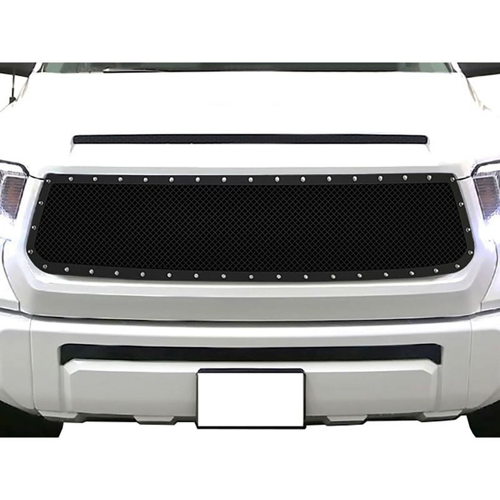 2007-2009 Chrysler Aspen Stainless Steel Black Main Upper Wire Mesh Rivet Grille