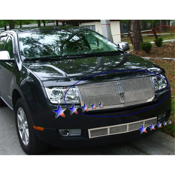 2007-2010 Lincoln Mkx Stainless Steel Polished Finish 1.8 Mm Wire Mesh Mesh Grille
