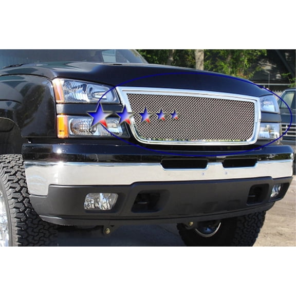 APS 2007 Chevy Silverado 3500 Classic Style Mesh Grille 1.8 mm wire mesh