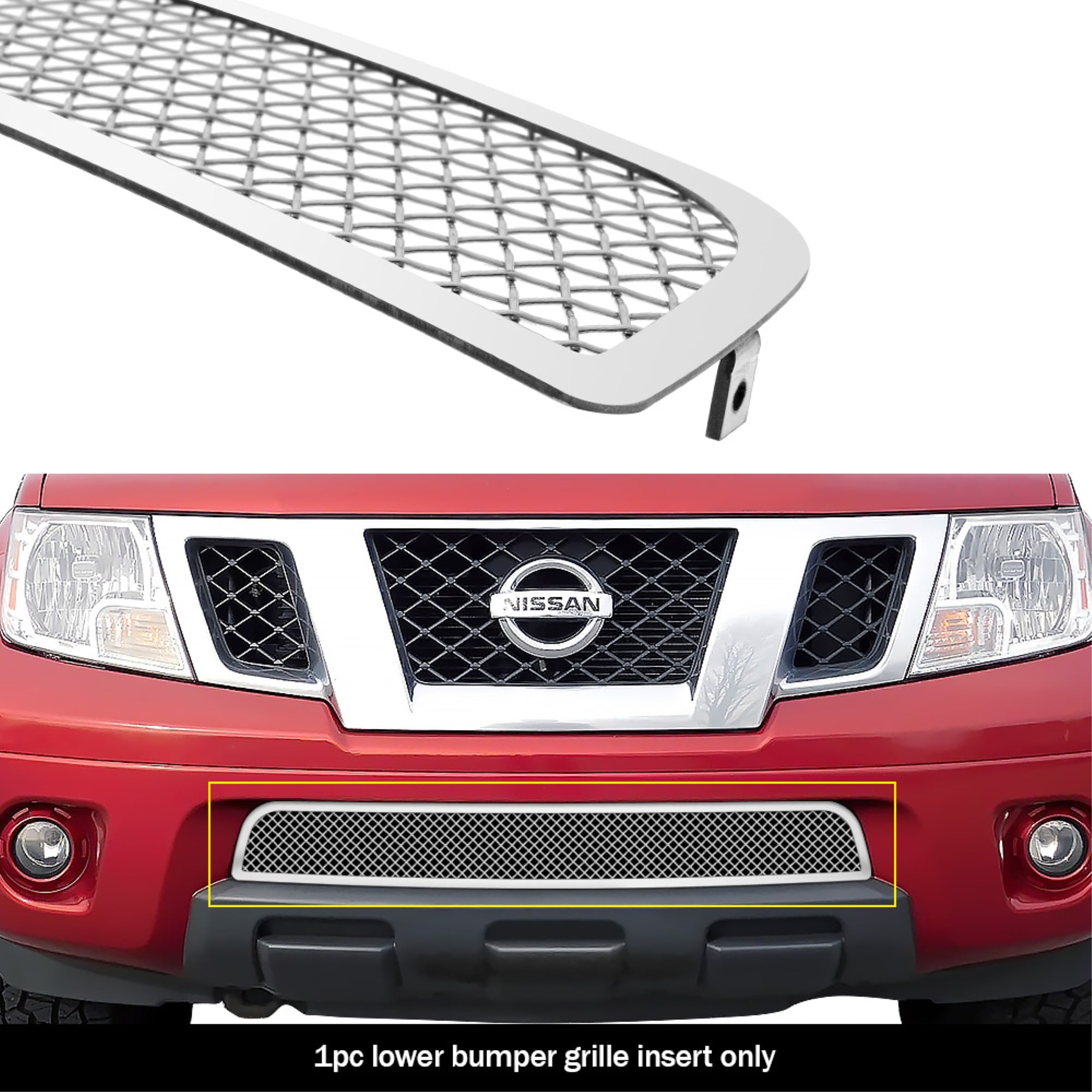 2009-2021 Nissan Frontier Only With Painted/Plastic Bumper Stainless ...