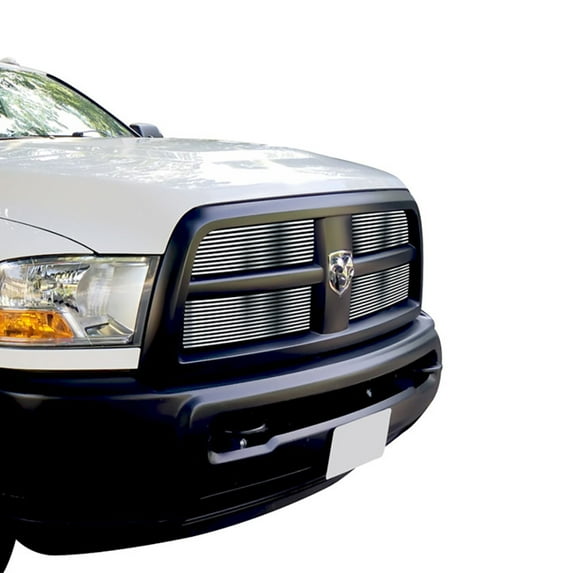 APS 2010-2012 Dodge Ram 2500 Not For Laramie Package Stainless Steel Billet Grille 8x6 horizontal billet