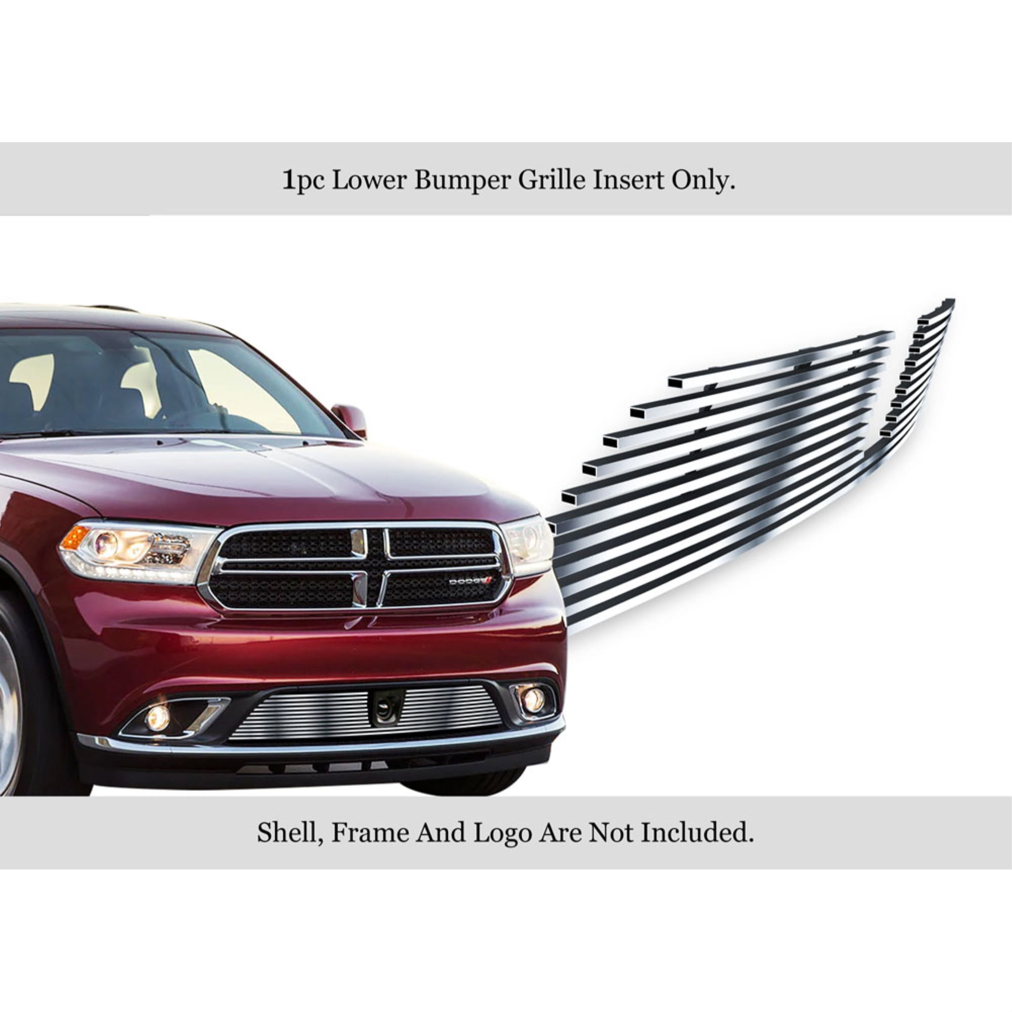 APS Stainless Steel Billet Grille Insert For 1988-1992 Chevy Camaro Lower Bumper - Silver, No Cutting Required (#C85241C)