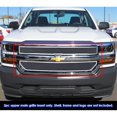 thumbnail image 1 of APS 2016-2018 Chevy Silverado 1500 Not For Z71 and High Country Model (Incl. 2019 Silverado 1500 LD) Mesh Grille 2.5 mm wire mesh, 1 of 2