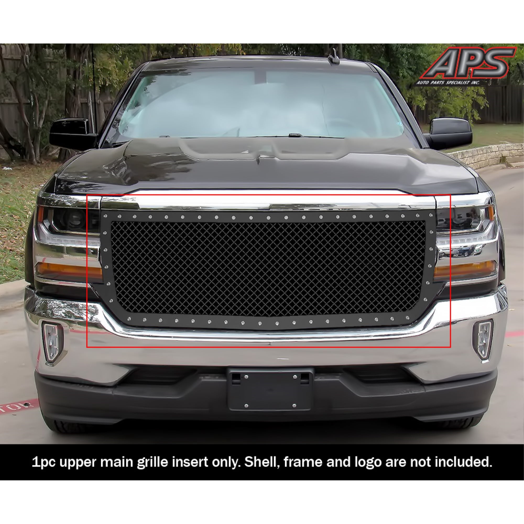 APS 2016-2018 Chevy Silverado 1500 Rivet Grille 2.5 mm wire mesh rivet ...