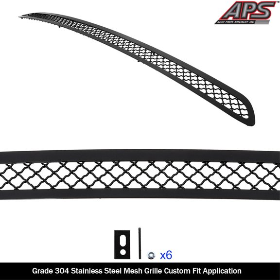 APS 2017-2023 Tesla Model 3 Black Wire Mesh Grille 2.5 mm wire mesh