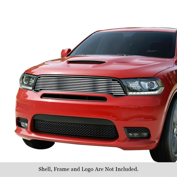 APS 2018 Dodge Durango Only for RT and SRT Stainless Steel Billet Grille 8x6 horizontal billet