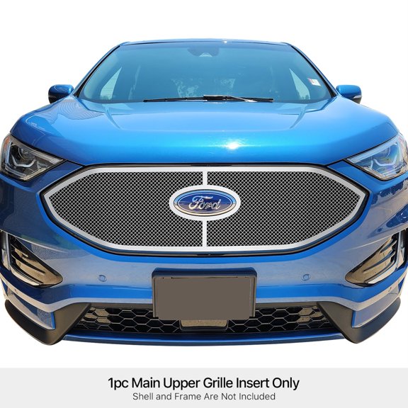 Stainless Steel Main Upper Mesh Grille 2019-2022 Ford Edge ST&ST-Line/2023-2024 Ford Edge SE&SEL&ST&ST-Line