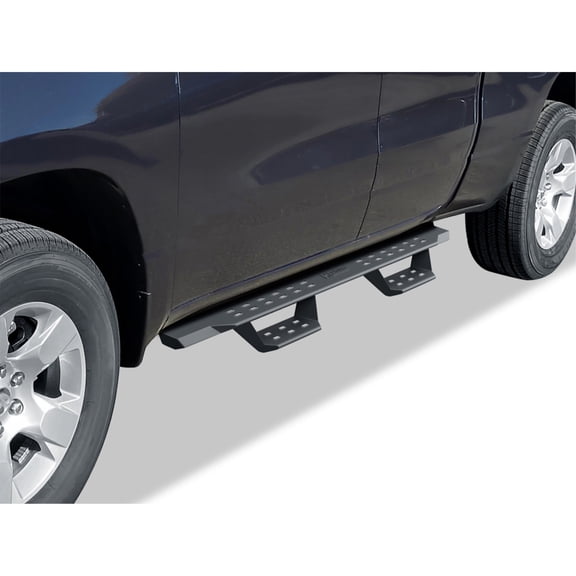 Carbon Steel Both Sides Nerf Bar RS 2019-2025 Ram 1500 Quad Cab (Excl. 2019-2024 Ram 1500 Classic)