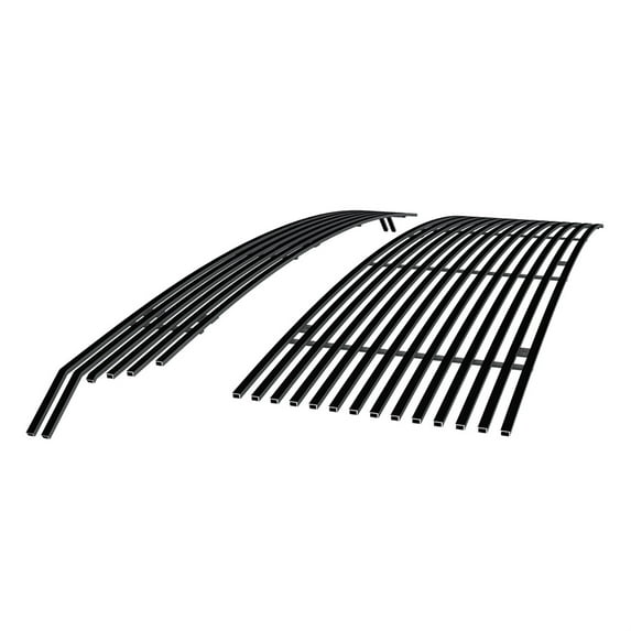 APS 2020-2023 Chevy Silverado 2500 Black Stainless Steel Billet Grille 8x6 horizontal billet