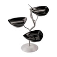 thumbnail image 1 of APS 41868K03 Black Three-Tier Buffet Display & bowls, L 22 x W 22 x H 22.375, 1 of 1