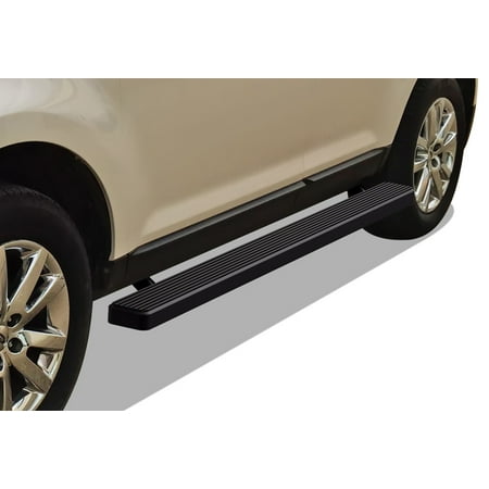 APS 5" Black Door to Door Running Boards Compatible with 2007-2014 Ford Edge (Excl. Sport/Ecoboost models)\ 2007-2010 Lincoln MKX (Excl. EcoBoost Models)