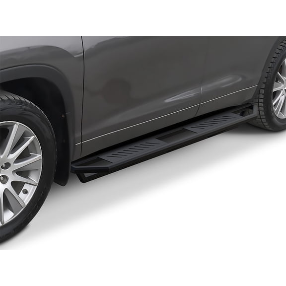 APS Stainless Steel 6.5in Side Bars Square Tube Compatible with Toyota Highlander 14-19