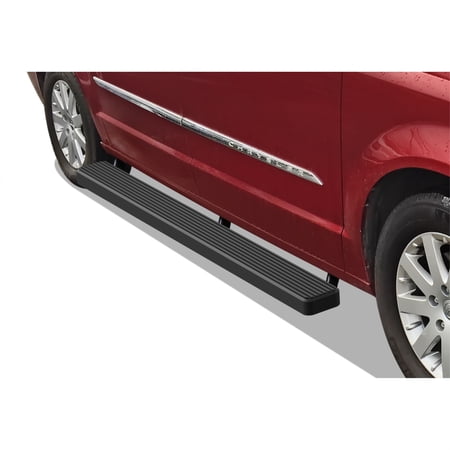 APS 6" Black Stainless iSteps Fit 11-20 Grand Caravan/Town & Country Rocker Mount