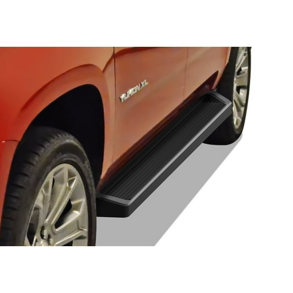 APS Black Running Boards Style Compatible with Chevy Suburban GMC Yukon XL 2005-2020 (Exclude Z71 Hybrid) & Avalanche 03-13 Without Cladding (Nerf Bars Side Steps Side Bars)