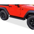 thumbnail image 1 of APS Black Running Boards Style Compatible with Jeep Wrangler JK 2007-2018 2-Door (Factory Sidesteps or Rock Rails Have to Be Removed) (Nerf Bars Side Steps Side Bars), 1 of 6