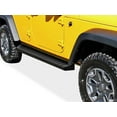 thumbnail image 1 of APS Black Running Boards Style Compatible with Jeep Wrangler JK 2007-2018 4-Door (Factory sidesteps or rock rails have to be removed) (Nerf Bars Side Steps Side Bars), 1 of 6