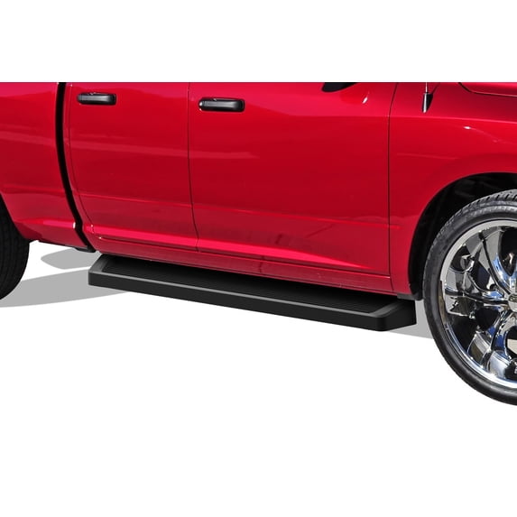 APS Black Running Boards Style Compatible with Dodge Ram 1500 2009-2018 Quad Cab (Nerf Bars Side Steps Side Bars)
