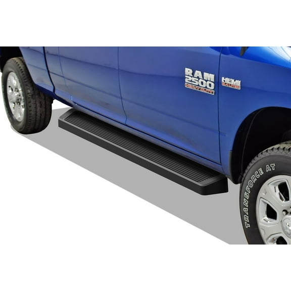 APS Black Running Boards Style Compatible with Dodge Ram 2500 3500 2010-2024 Mega Cab (Nerf Bars Side Steps Side Bars)
