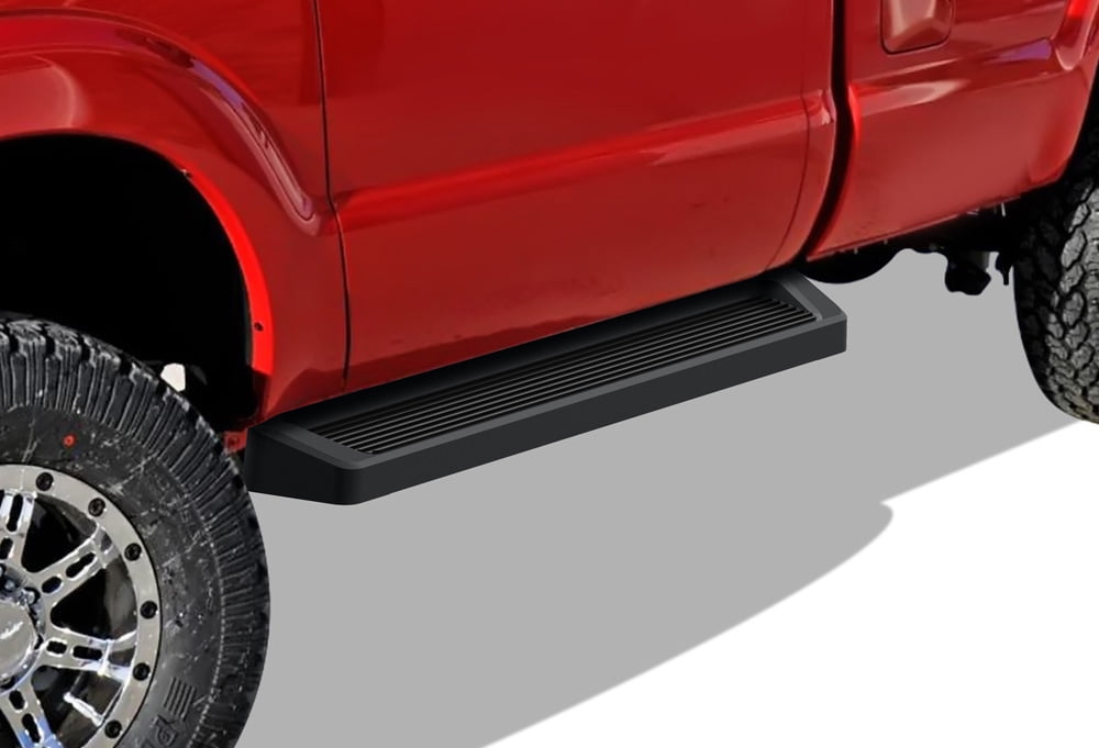 APS Black Running Boards Style Compatible with Ford F250 F350 Super Duty 1999-2016 Regular Cab (Nerf Bars Side Steps Side Bars)