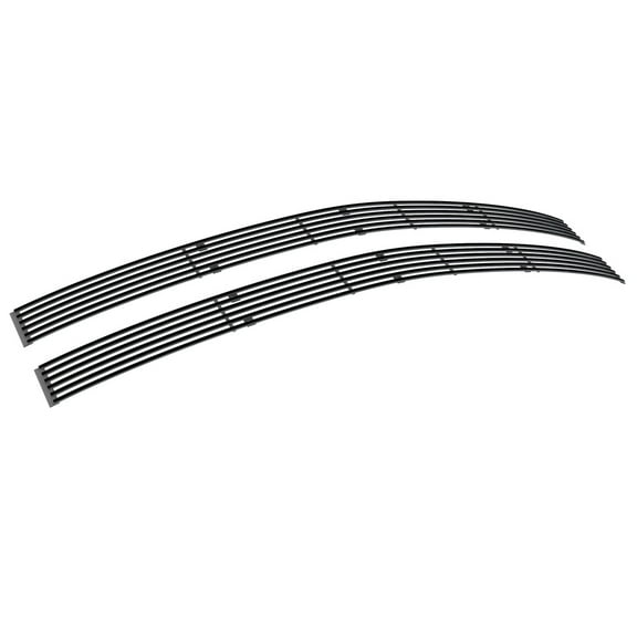 APS Chevy Blazer C K Pickup Suburban Tahoe Phantom Style Main Upper Stainless Steel Black 8x6 Horizontal Billet Grille Insert C85211J Compatible with 1994 - 1999