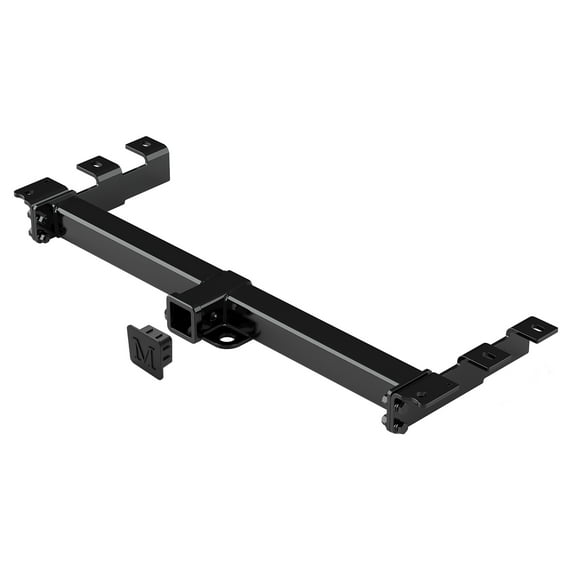 APS Class 3 Tow Trailer Hitch Rear Receiver Towing Hitch Combo with Cover Kit (Hitch Cover Included) OE Style 2 Inches Receiver Tube Compatible with 1999-2007 Chevy Silverado 1500 Sierra 1500