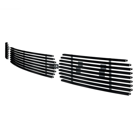 APS Compatible with Ford Excursion 2000-2004 & 99-04 F-250 F350 F450 F550 SD Lower Bumper Stainless Steel SS Black Billet Front Grill Grille Insert F85097H