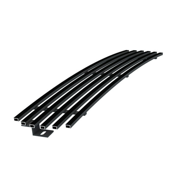 APS Compatible with Ford Excursion 2000-2004 & 99-04 F-250 F350 F450 F550 SD Lower Bumper Stainless Steel SS Black Billet Front Grill Grille Insert F85098H