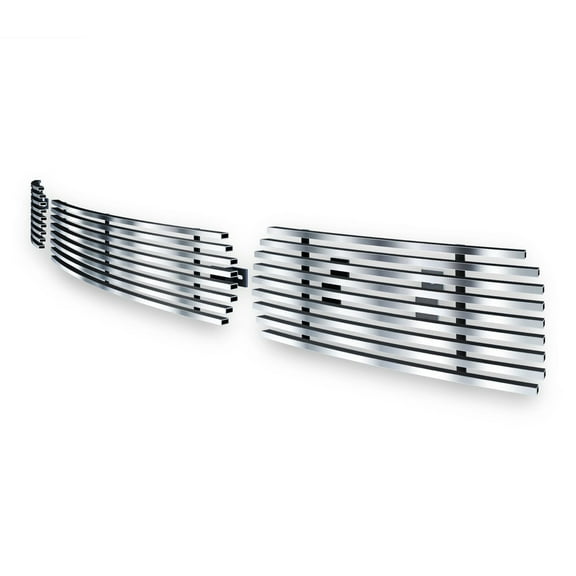 APS Compatible with Ford Excursion 2000-2004 & 99-04 F-250 F350 F450 F550 SD Lower Bumper Stainless Steel Silver Horizontal Billet Grille Insert F85097C