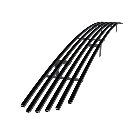 APS Compatible with GMC Yukon 1999-2006 Denali & 01-06 Yukon Denali XL & 02-06 Sierra Denali Lower Bumper Stainless Steel Black Billet Grille Grill Insert G85370H