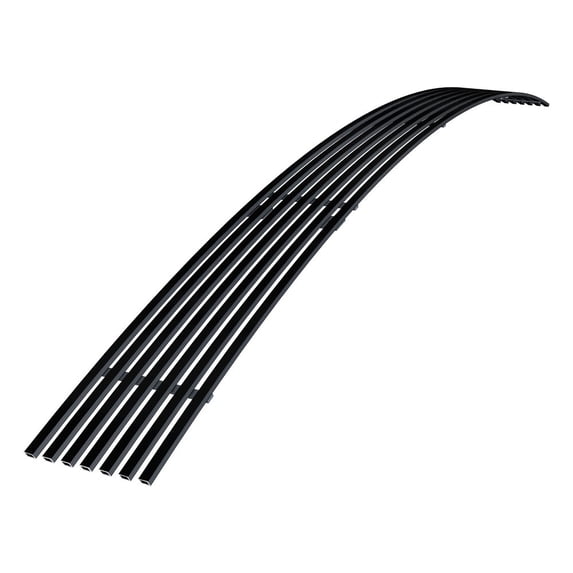 APS Compatible with Nissan Altima 2007-2009 Sedan Lower Bumper Stainless Steel Black 8x6 Horizontal Billet Front Grill Grille Insert N66477J