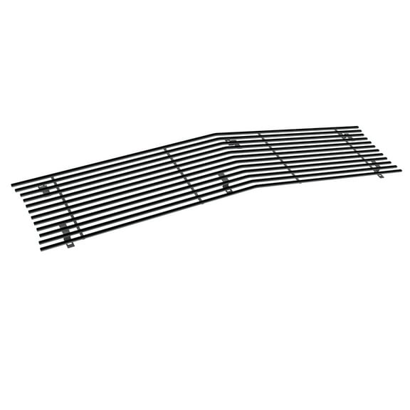 APS Compatible with Chevy Blazer C K Pickup Suburban 1969-1972 Main Upper Stainless Steel Black 8x6 Horizontal Billet Grille Insert C85003J