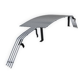 APS Compatible with Chevy Blazer & S-10 1998-2004 Full Face Main Upper Stainless Steel SS Chrome Horizontal Billet Front Grill Grille Insert C86813A