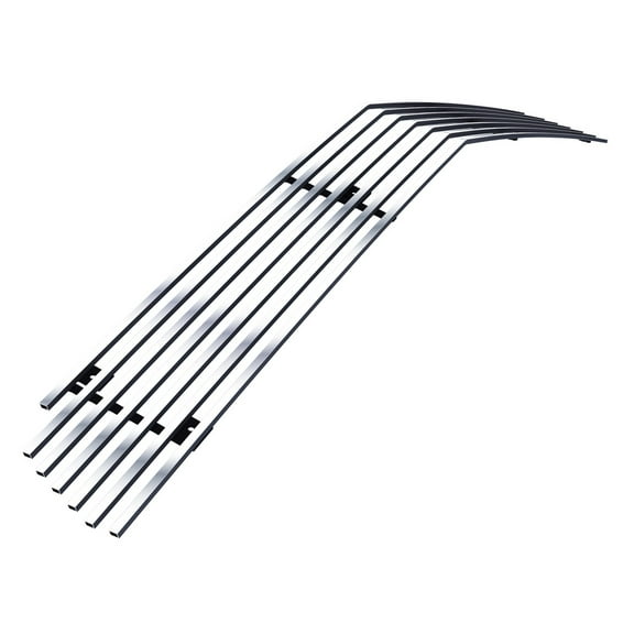 APS Compatible with Chevy Camaro 2010-2013 SS V8 Lower Bumper 304 Stainless Steel Chrome 8x6 Billet Grille Insert C66742S