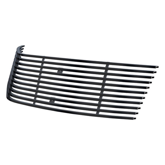 APS Compatible with Chevy Camaro 2010-2013 Short Main Upper Stainless Steel SS Black Billet Front Grill Grille Insert C66721H