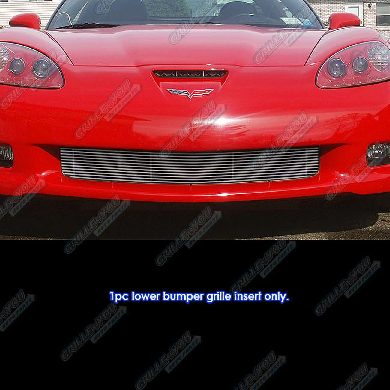 APS Compatible with Chevy Corvette 20062010 Z06 Lower Bumper Aluminum