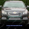 thumbnail image 1 of APS Compatible with Chevy Cruze 2011-2014 Lower Bumper Stainless Steel Chrome Mesh Front Grill Grille Insert C76841T, 1 of 3