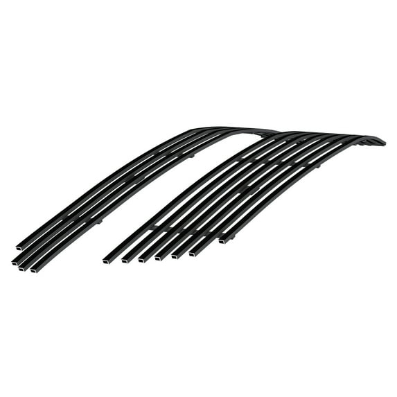 APS Compatible with Chevy Equinox 2010-2015 Main Upper Stainless Steel SS Black Billet Front Grill Grille Insert C66738H