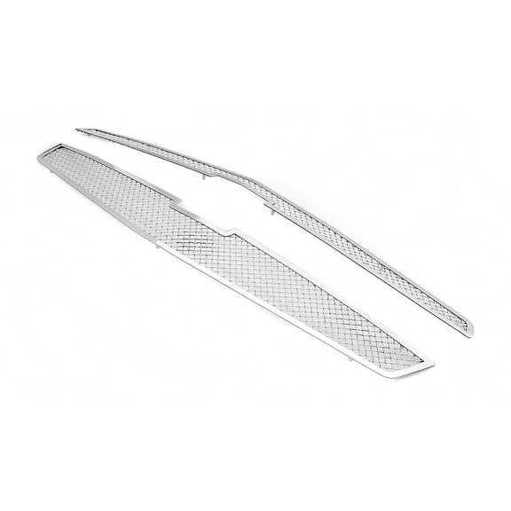 APS Compatible with Chevy Malibu 2013 Main Upper Stainless Steel Chrome Mesh Front Grill Grille Insert C75943T