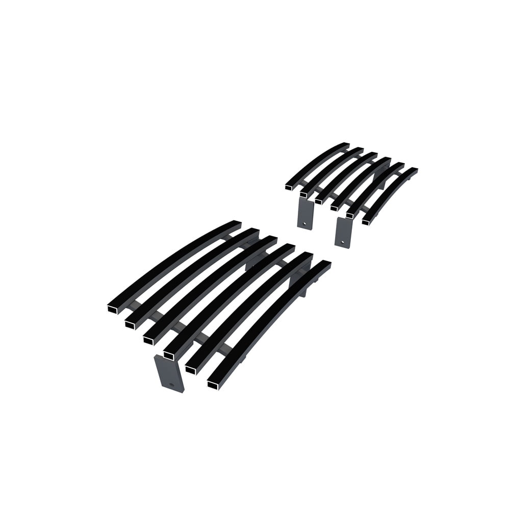 Front Lower Bumper Grille For Chevrolet Silverado 1500 2003-2006 – Honeycomb, Gray, Direct Fit - View #2