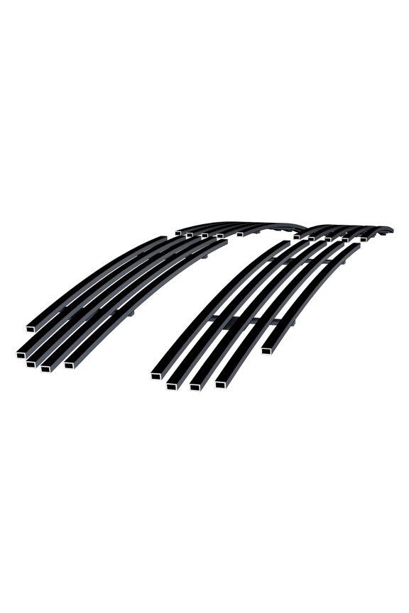 Compatible with Dodge Dakota 1997-2004 & 97-03 Durango Main Upper Stainless Steel SS Black Billet Front Grill Grille Insert D65730H
