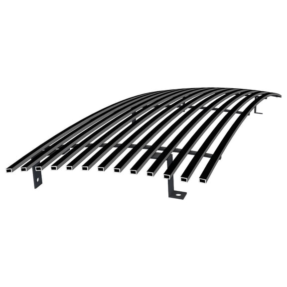APS Compatible with Ford Bronco 2 Ranger 1989-1992 & Explorer 90-94 Main Upper Stainless Steel SS Black Billet Front Grill Grille Insert F85006H