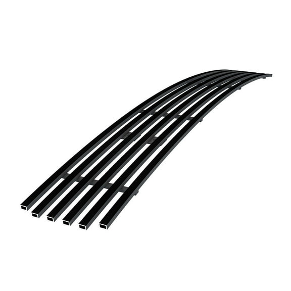 APS Compatible with Ford Escape 2008-2012 Lower Bumper Stainless Steel SS Black Billet Front Grill Grille Insert F65784H