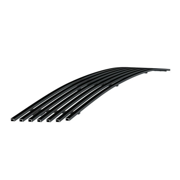 APS Compatible with Ford Expedition 2007-2014 Lower Bumper Stainless Steel Black 8x6 Horizontal Billet Grille Insert F65335J