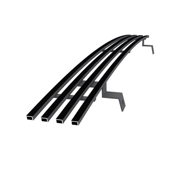 APS Compatible with Ford Explorer 1995-1998 Lower Bumper Black Billet Front Grill Grille Insert F65024H