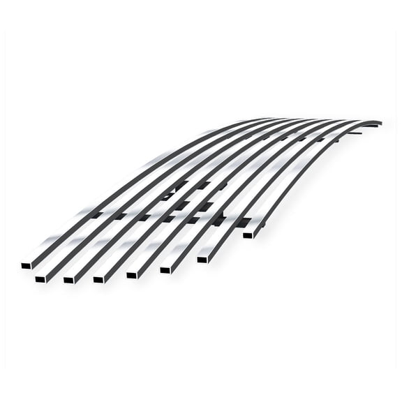 APS Compatible with Ford F-150 1999-2003 Lightning Lower Bumper Stainless Steel Chrome 8x6 Billet Front Grill Grille Insert F85384C